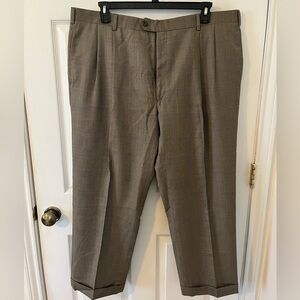 Jos. A. Bank Grey Plaid Dress Pants